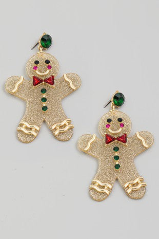 Gingerbread Man Earrings *Final Sale*