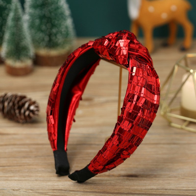 Red Sequin Headband *Final Sale*