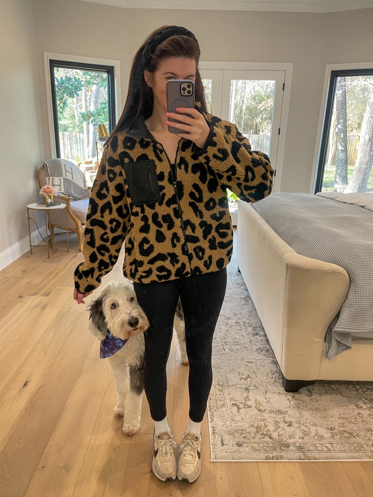 Ready to Rule Fleece Jacket in Black