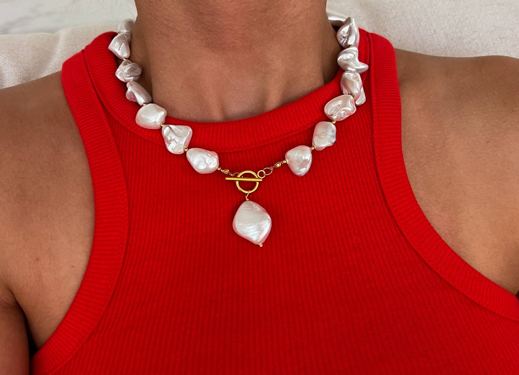 CHANSUTT Chunky Pearl Necklace *Final Sale*