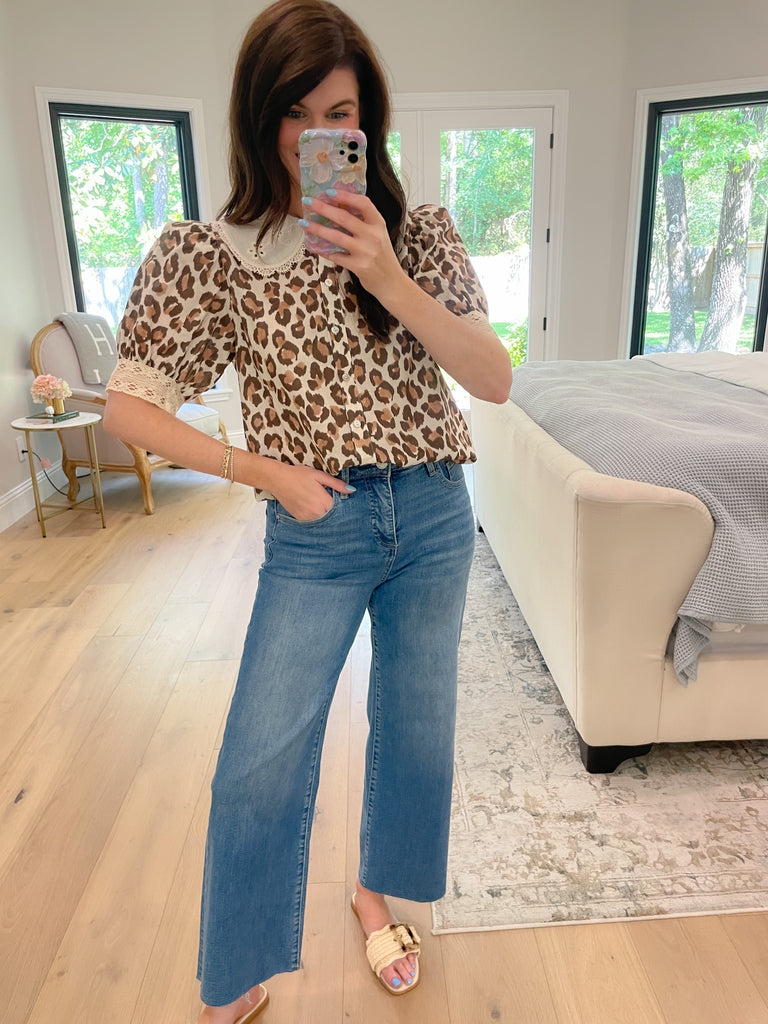 Catch Your Eye Leopard Print Top