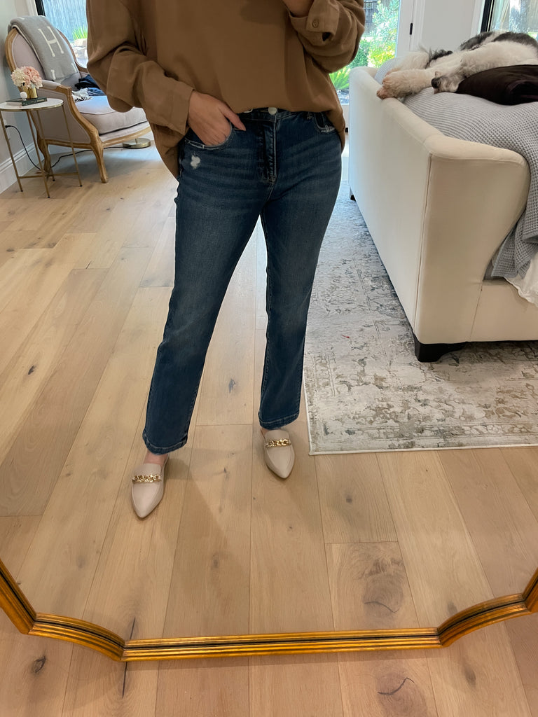 Risen Everett Mid Rise Tummy Control Jeans