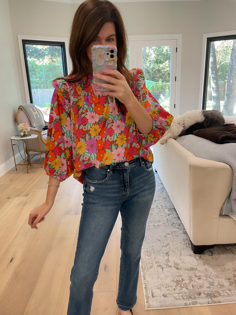 Mums the Word Floral Top