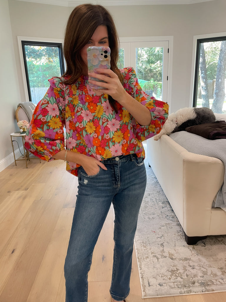 Mums the Word Floral Top