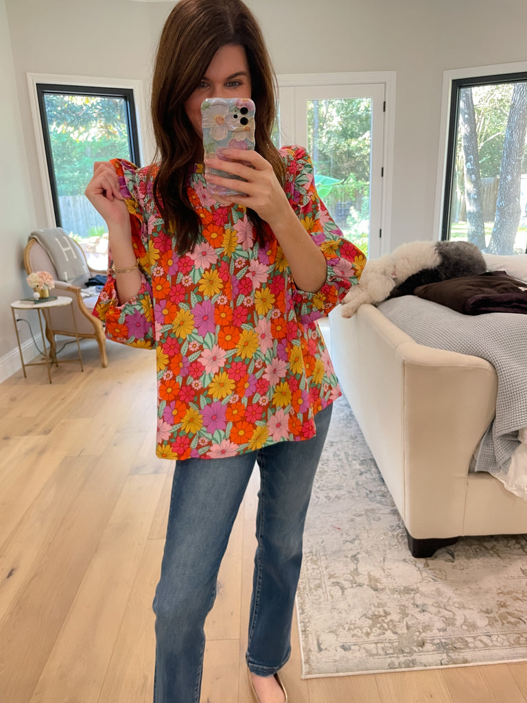 Mums the Word Floral Top