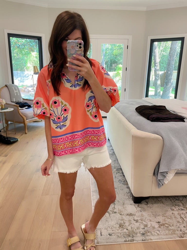 Fiesta Bloom Top