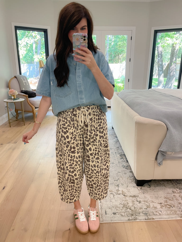 Risen Socorro Short Sleeve Denim Button Down