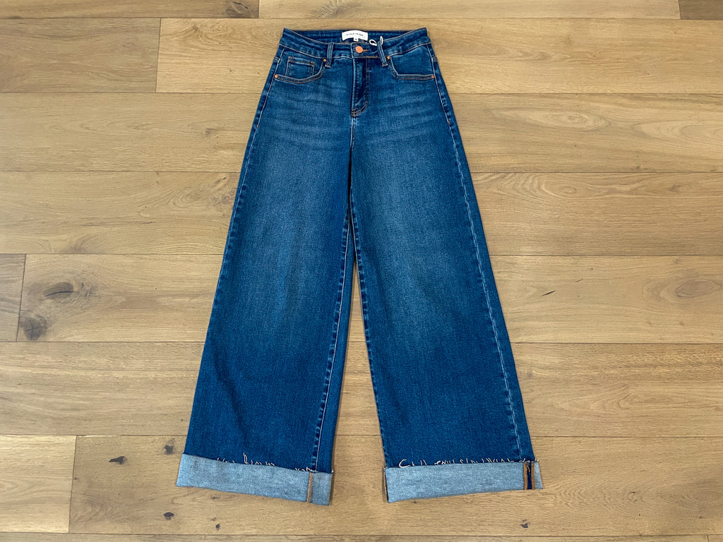 Risen Perry Tummy Control Cuffed Jeans