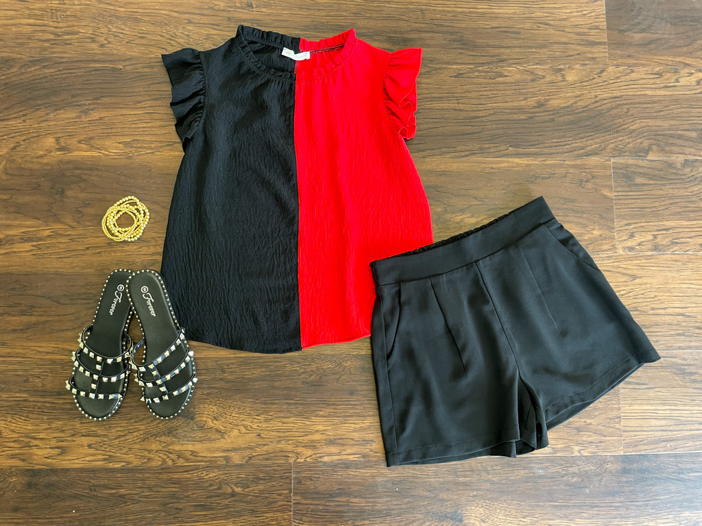 SALE! Victory Bells Color Block Top *Final Sale*