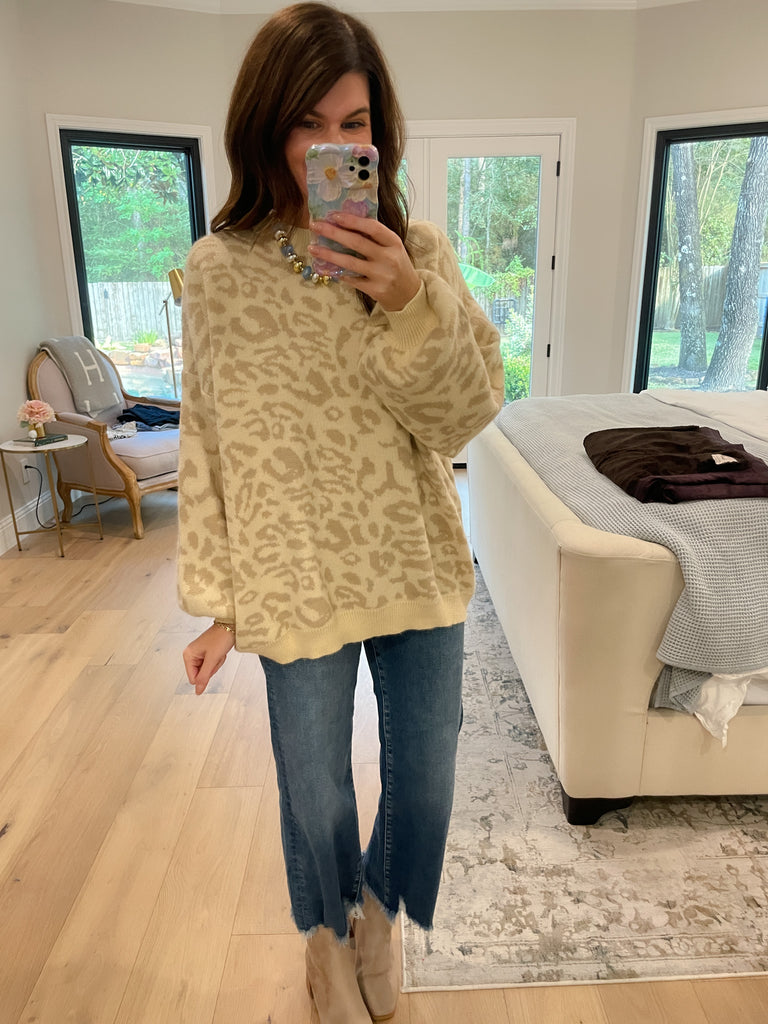 Wild Whispers Leopard Sweater