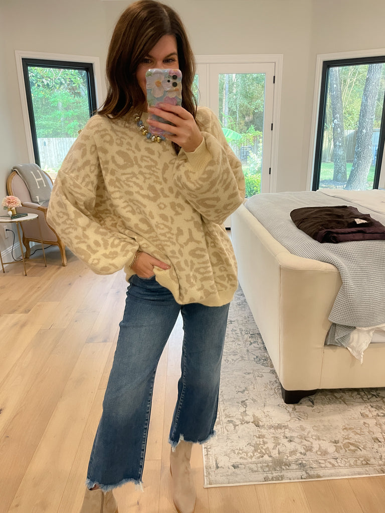 Wild Whispers Leopard Sweater