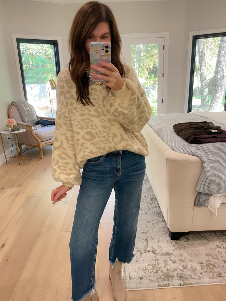 Wild Whispers Leopard Sweater