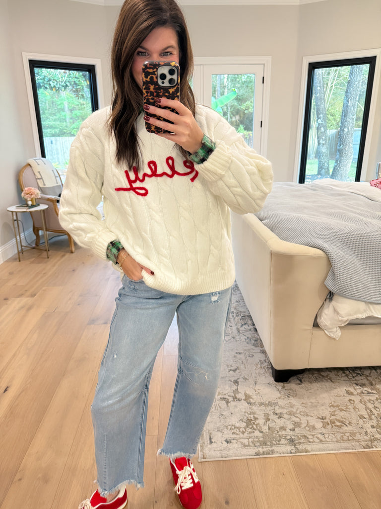 Merry Cable Knit Sweater