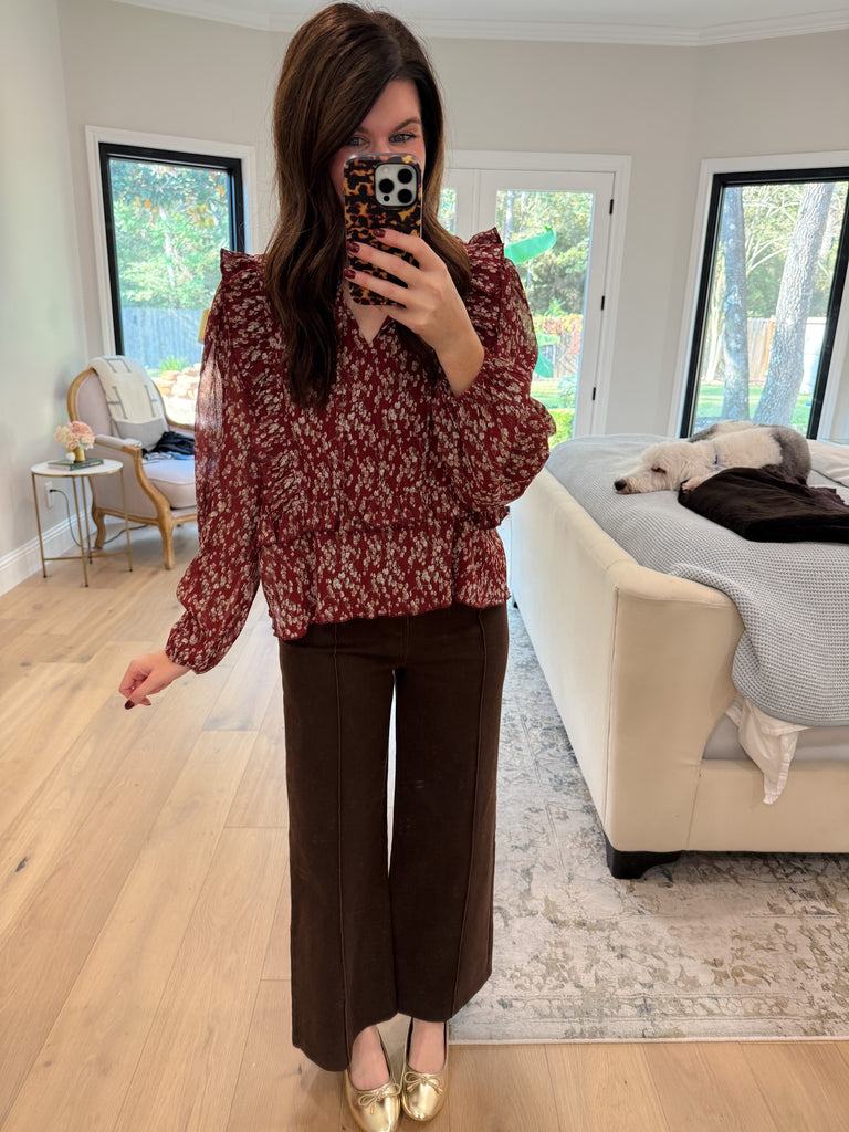 SALE! Woodvale Top *Final Sale*