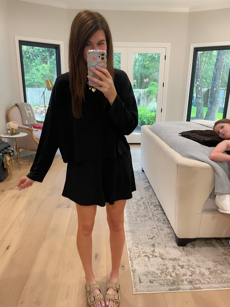 Weekend Drift Set in Black