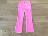 Oliver High Rise Stretch Denim Jeans in Candy Pink