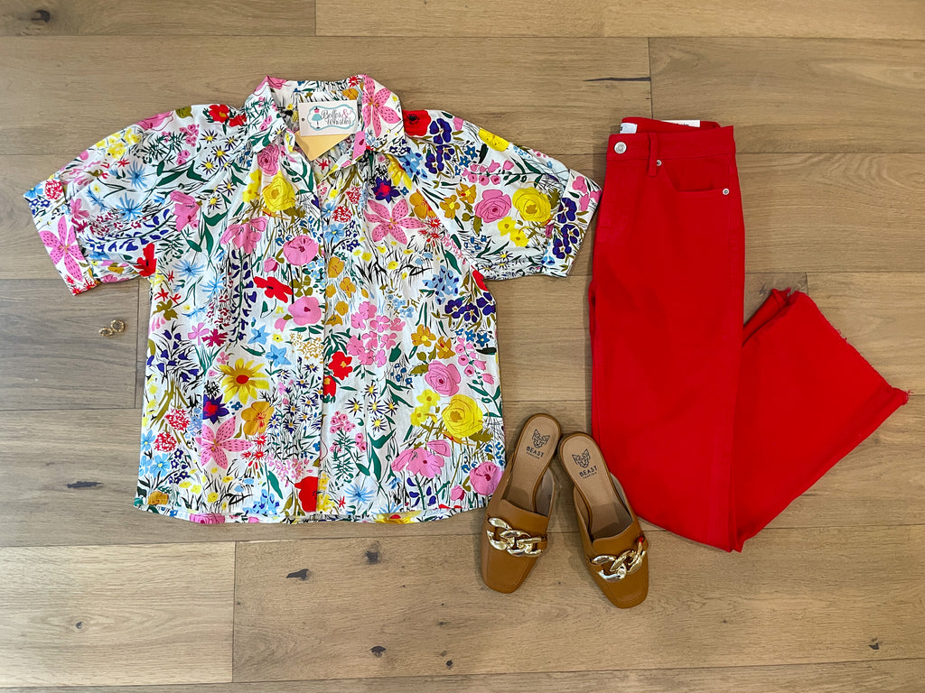 Best and Brightest Floral Top