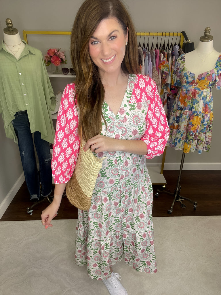 Best Dressed at Brunch Midi Dress