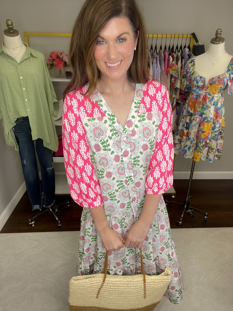 Best Dressed at Brunch Midi Dress