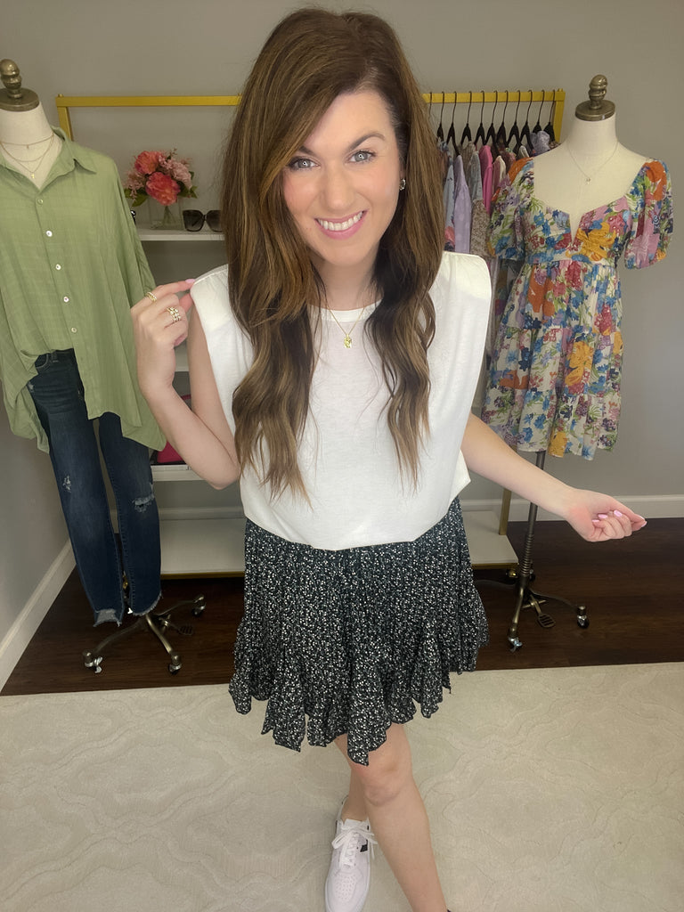 Might Be the One Floral Skirt