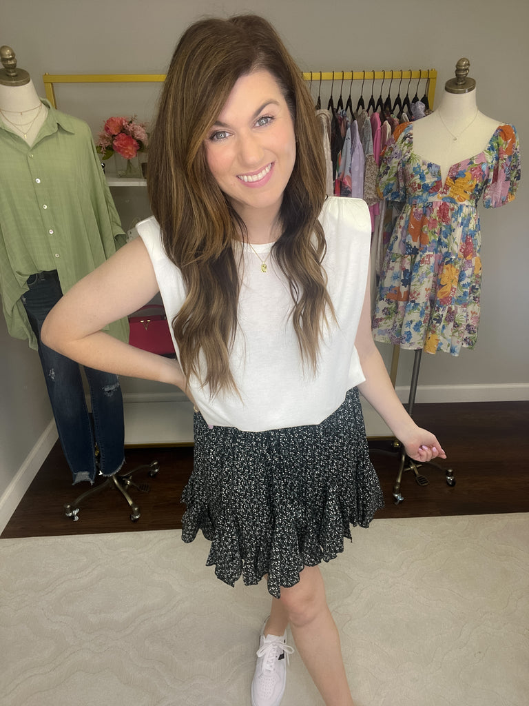 Might Be the One Floral Skirt