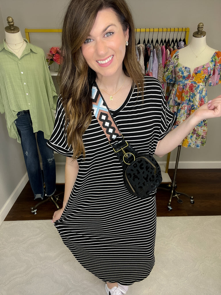 The Savanna Sling Bag in Tonal Leopard *Final Sale*