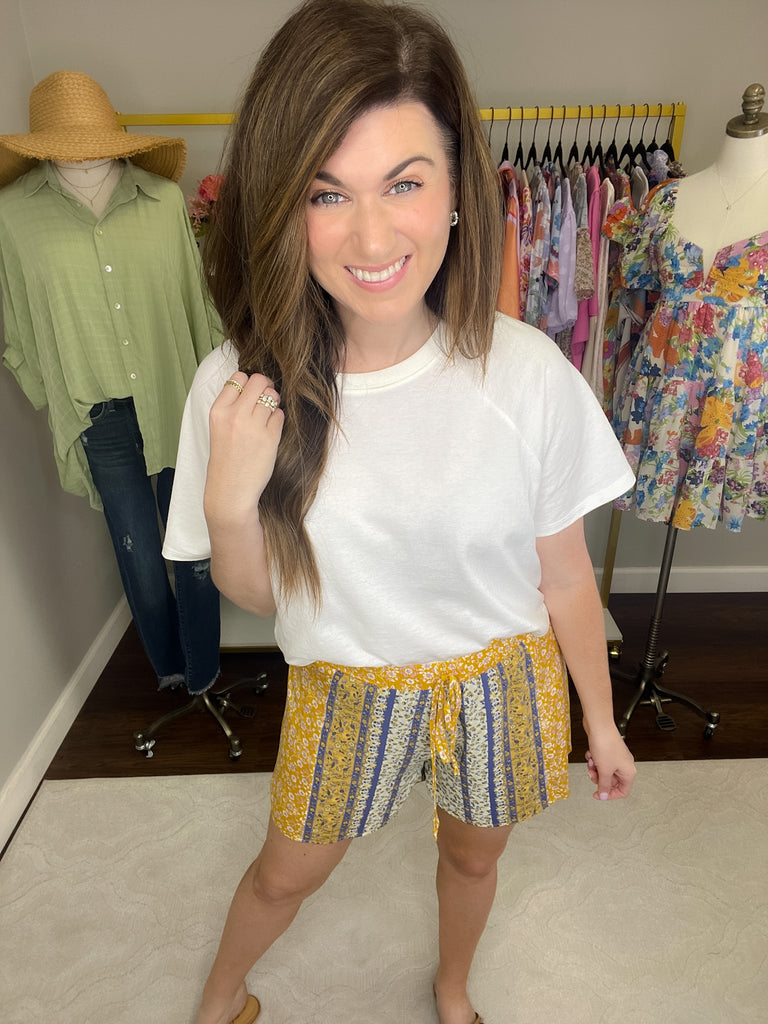 Santorini Style Shorts