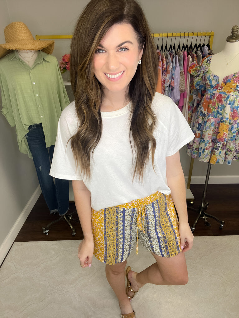 Santorini Style Shorts