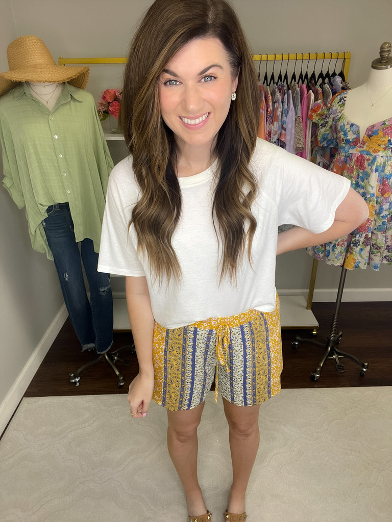 Santorini Style Shorts