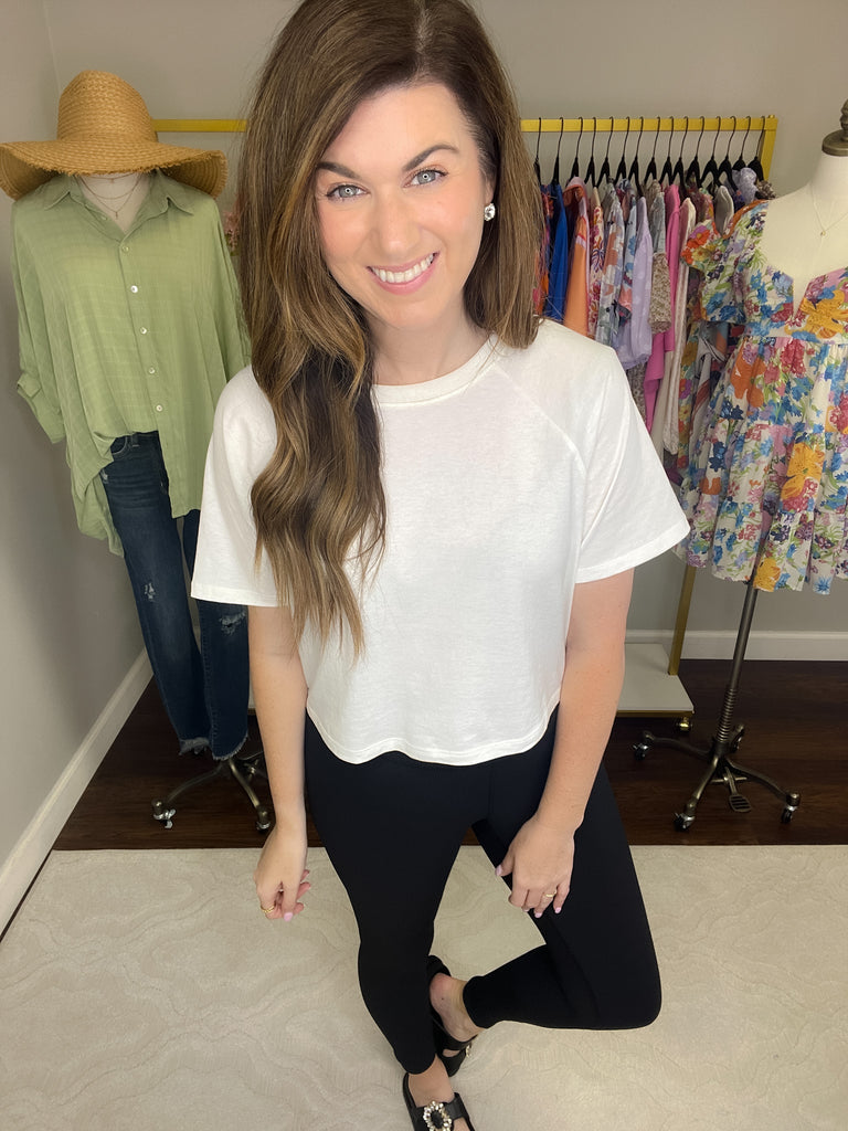 Talk the Talk Cropped Tee