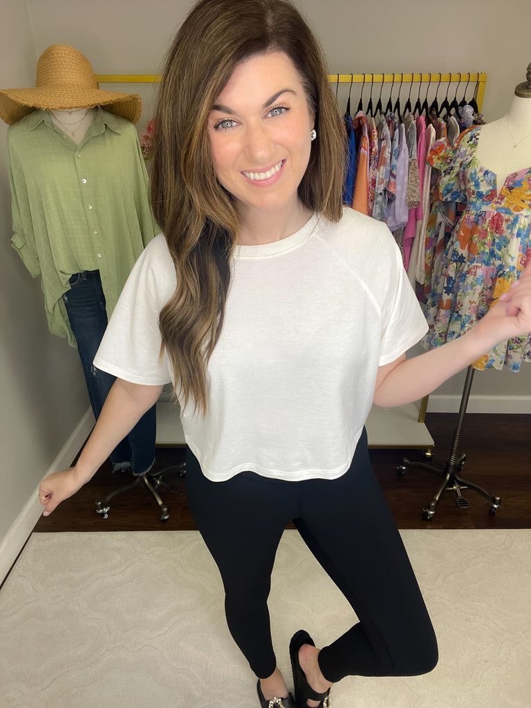 Talk the Talk Cropped Tee