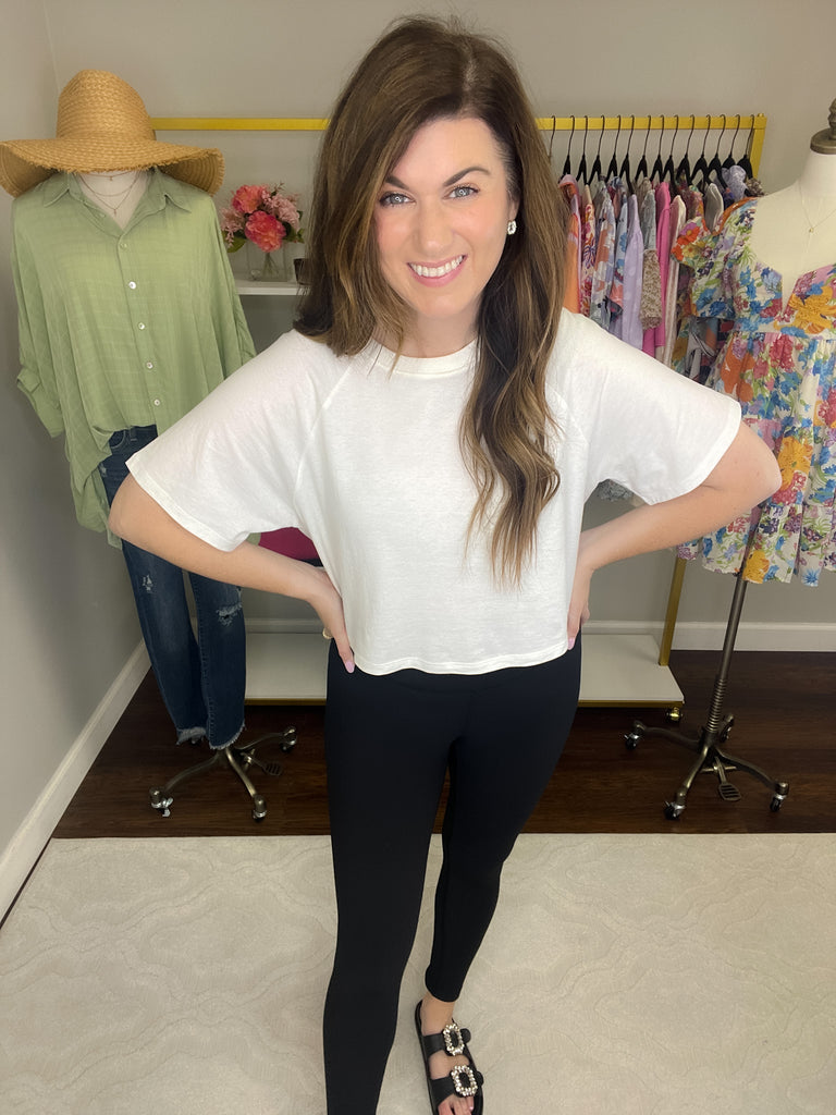 Talk the Talk Cropped Tee