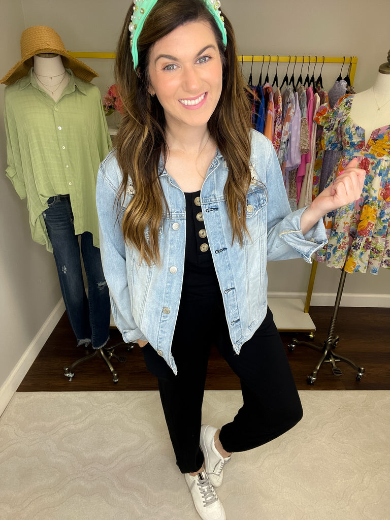 *BELLES & DOORBUSTER* Los Feliz Jumpsuit in Black *Final Sale*