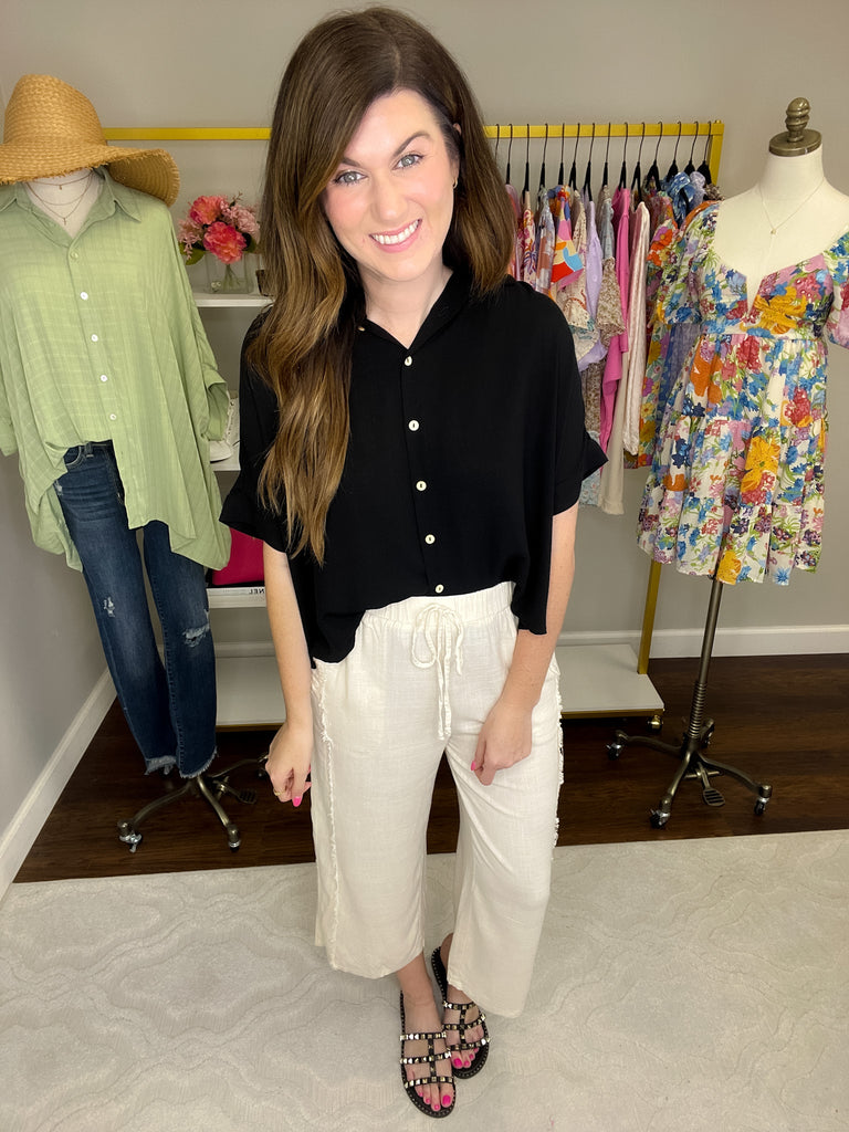 SALE! Ding Sandals in Black *Final Sale*