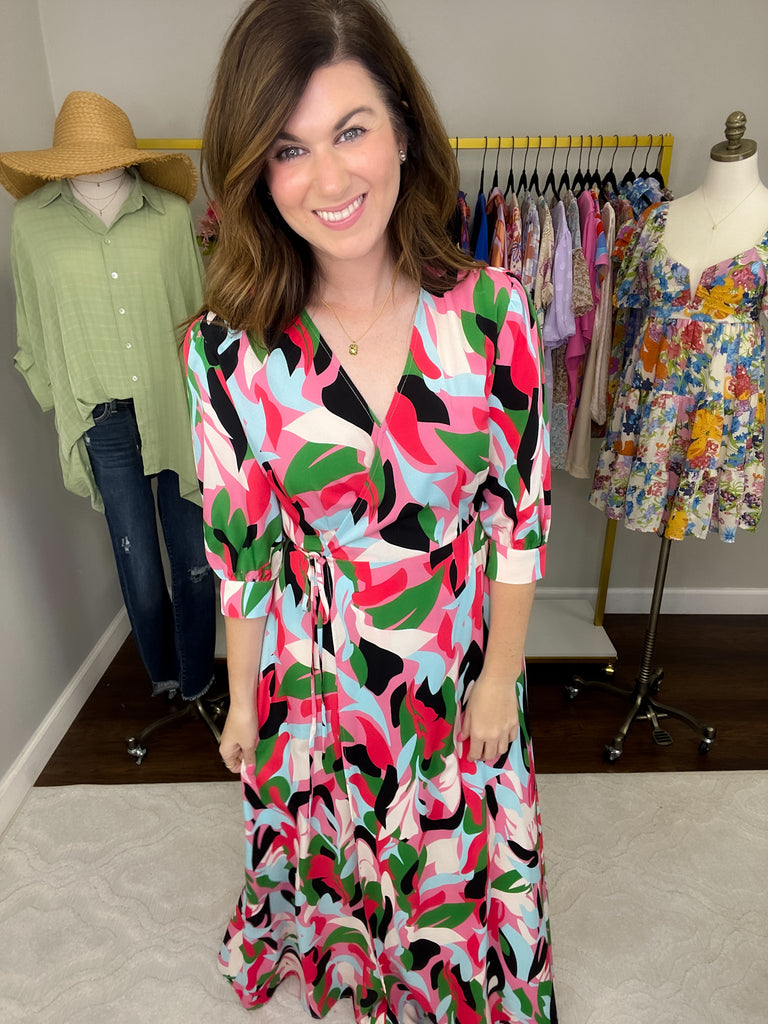 All the Right Moves Maxi Dress