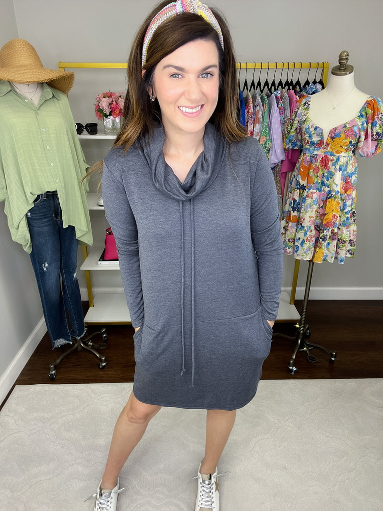 SALE! Perfect Balance Dress in Navy *Final Sale*