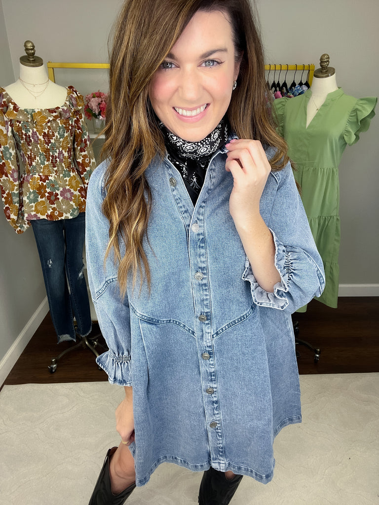 Floral Bandana in Black *Final Sale*