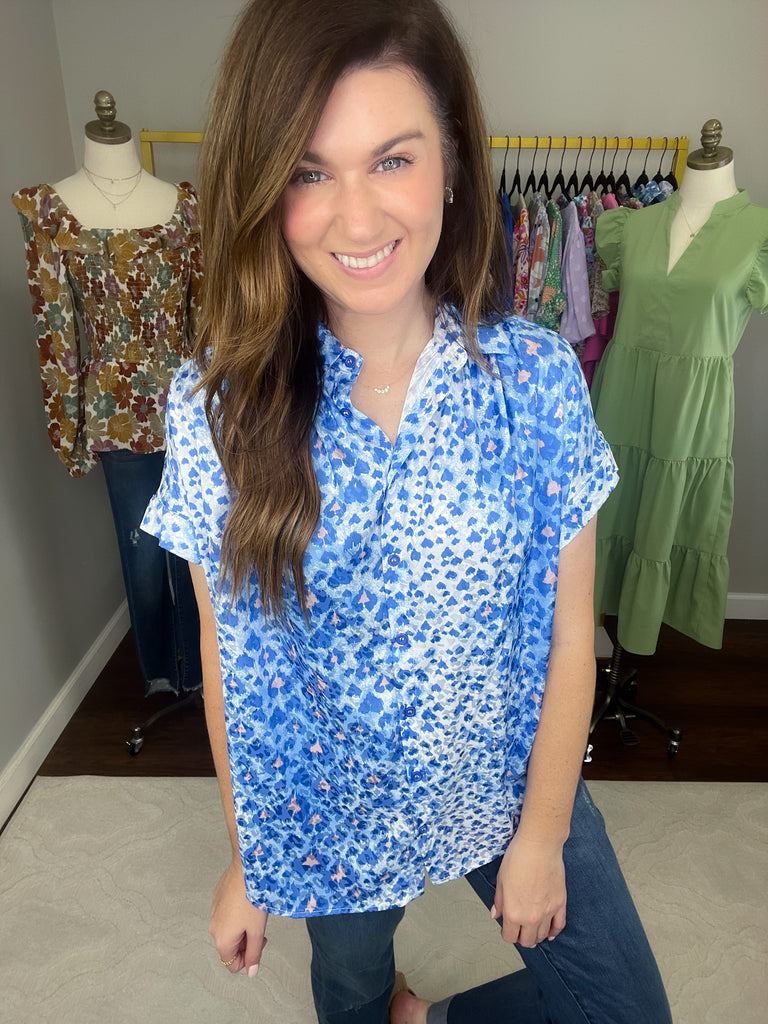 On the Scene Button Down