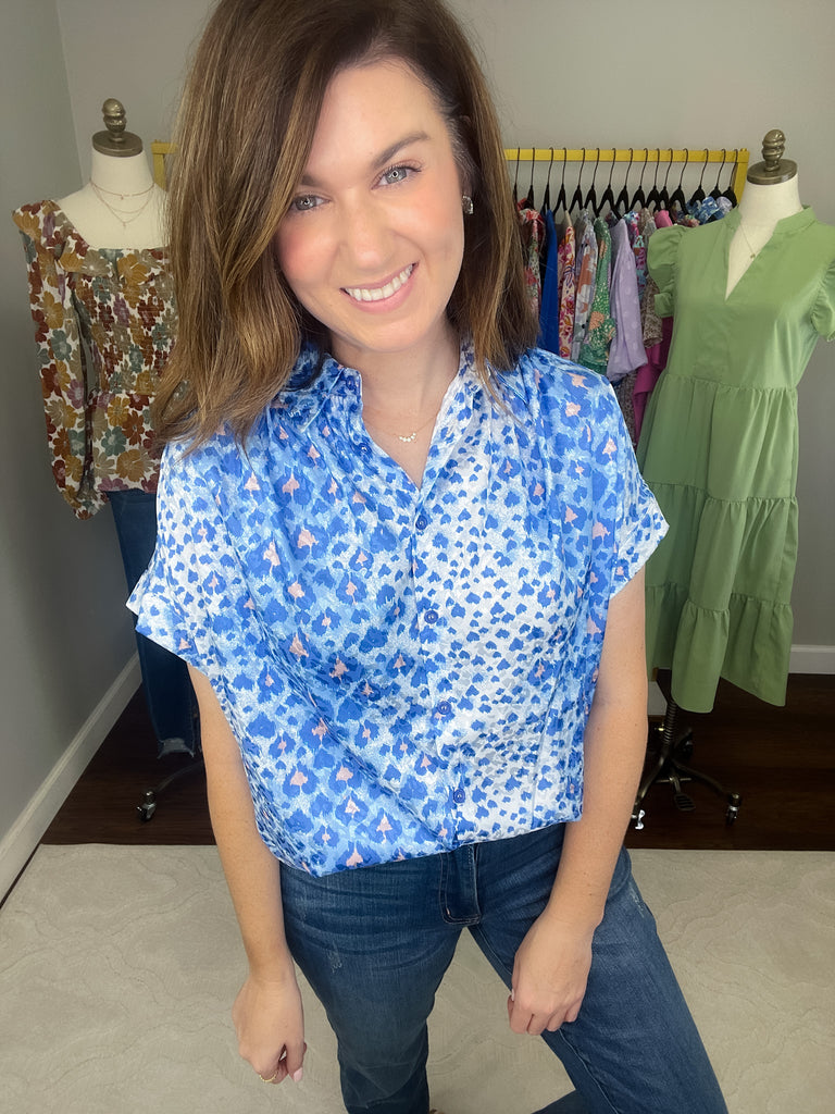 On the Scene Button Down