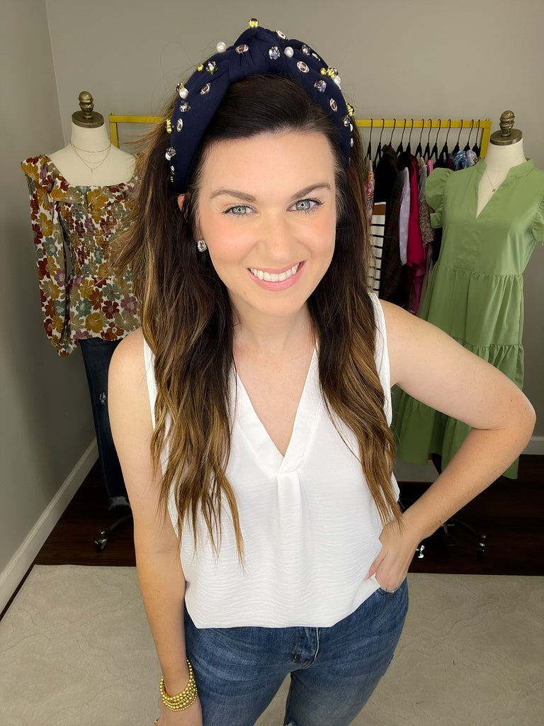 Embellished Football Headbands in Multiple Colors *Final Sale*