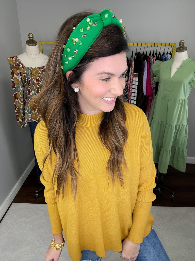 Embellished Football Headbands in Multiple Colors *Final Sale*