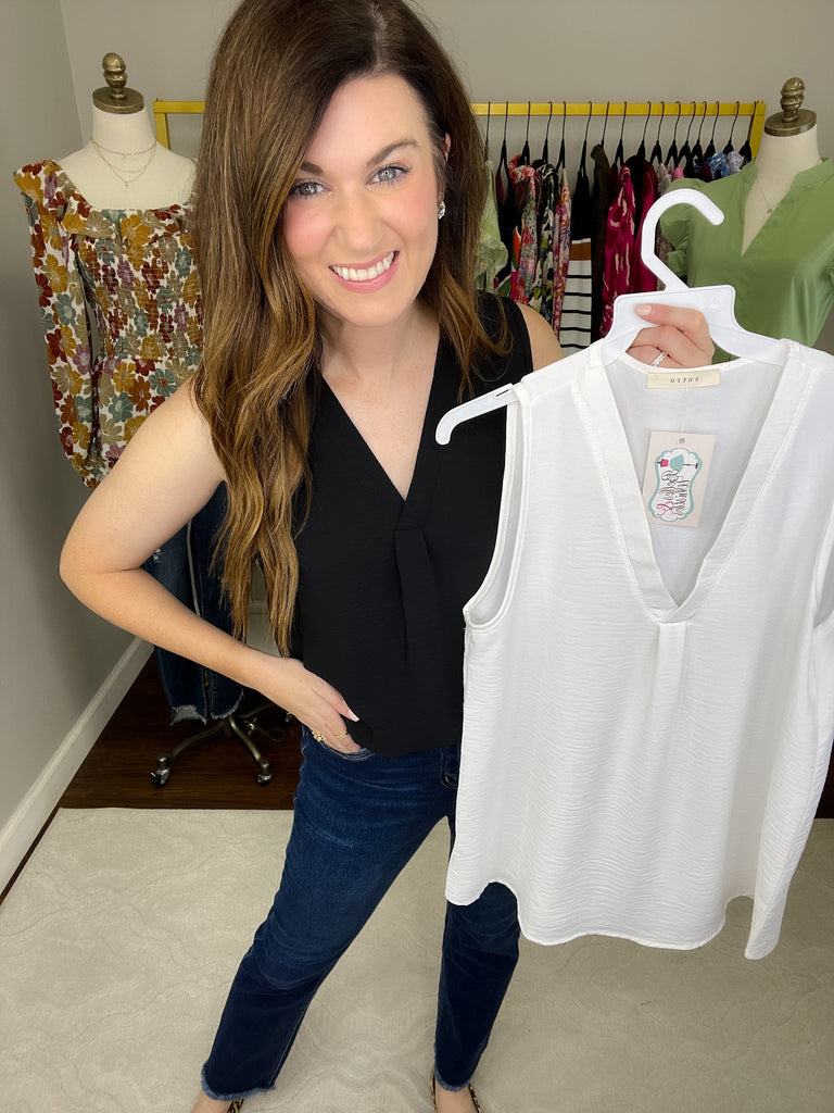 Simple Staple Tanks in White and Black