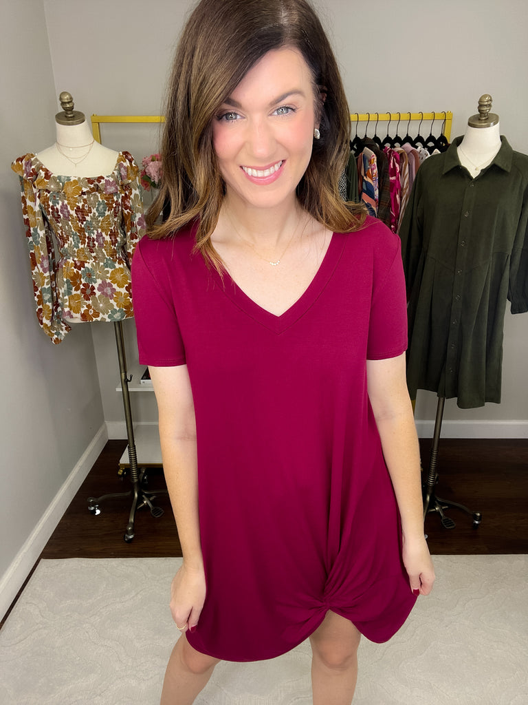 SALE! With a Twist Dress in Multiple Colors *Final Sale*