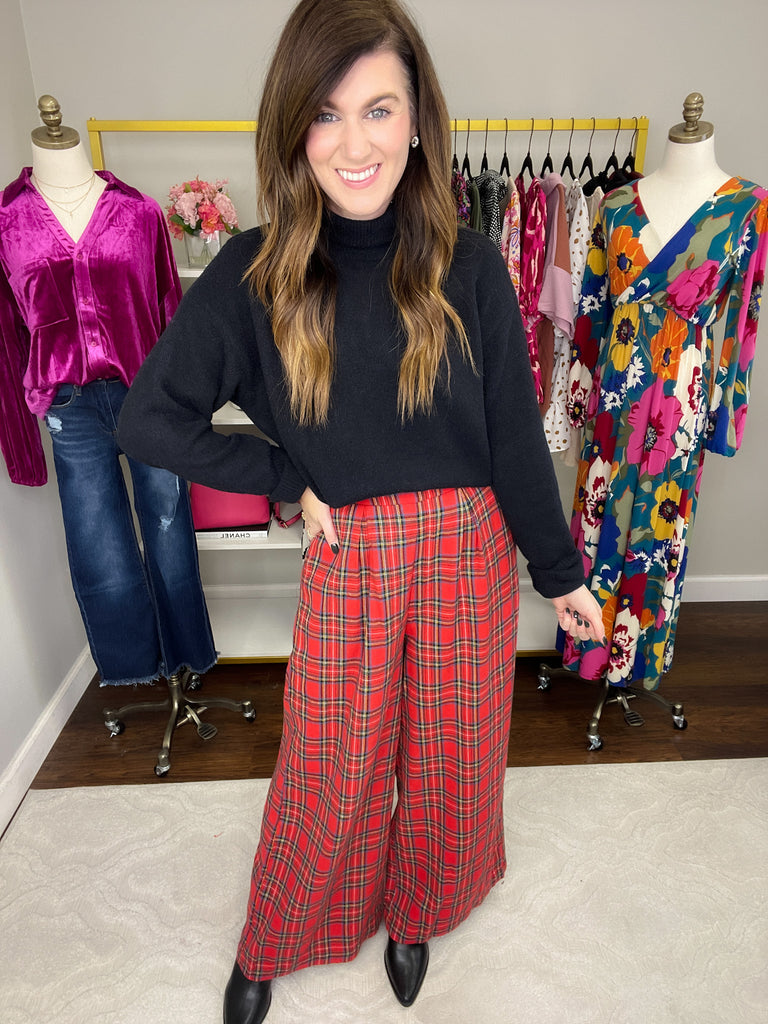 Stewart Plaid Trousers
