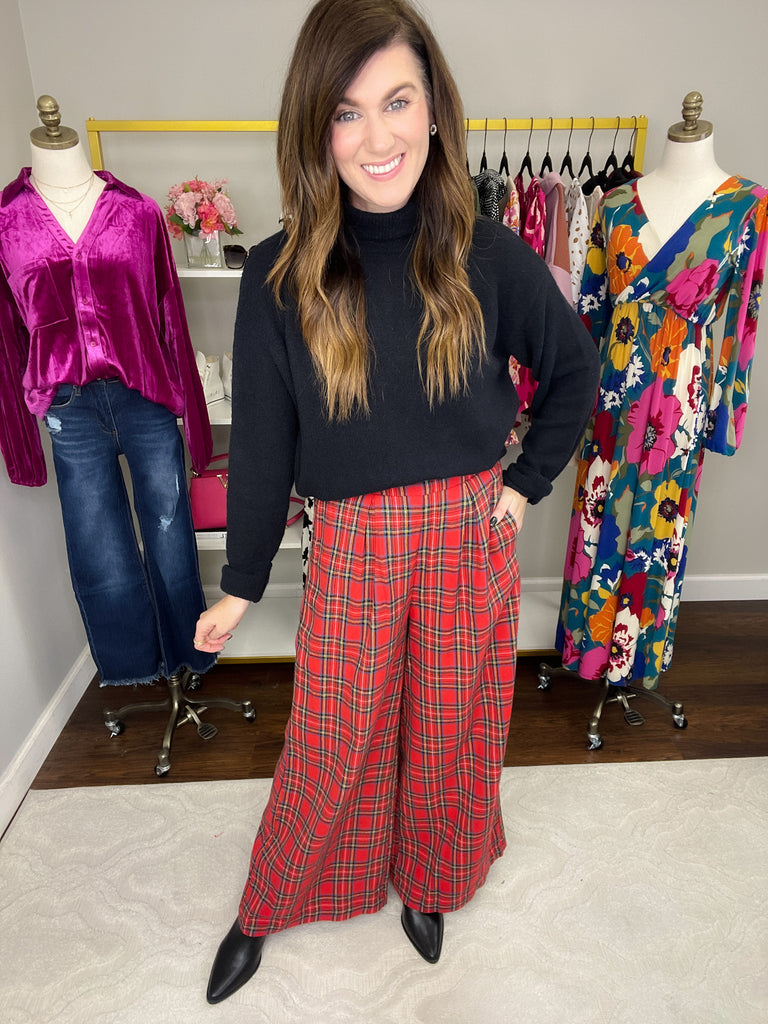 Stewart Plaid Trousers