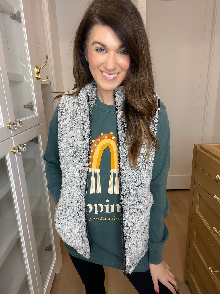 Happiness is Contagious Long Sleeve Tee