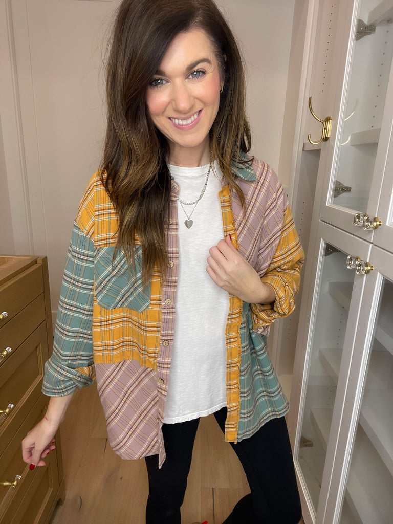 SALE! When in Doubt Plaid Button Down *Final Sale*