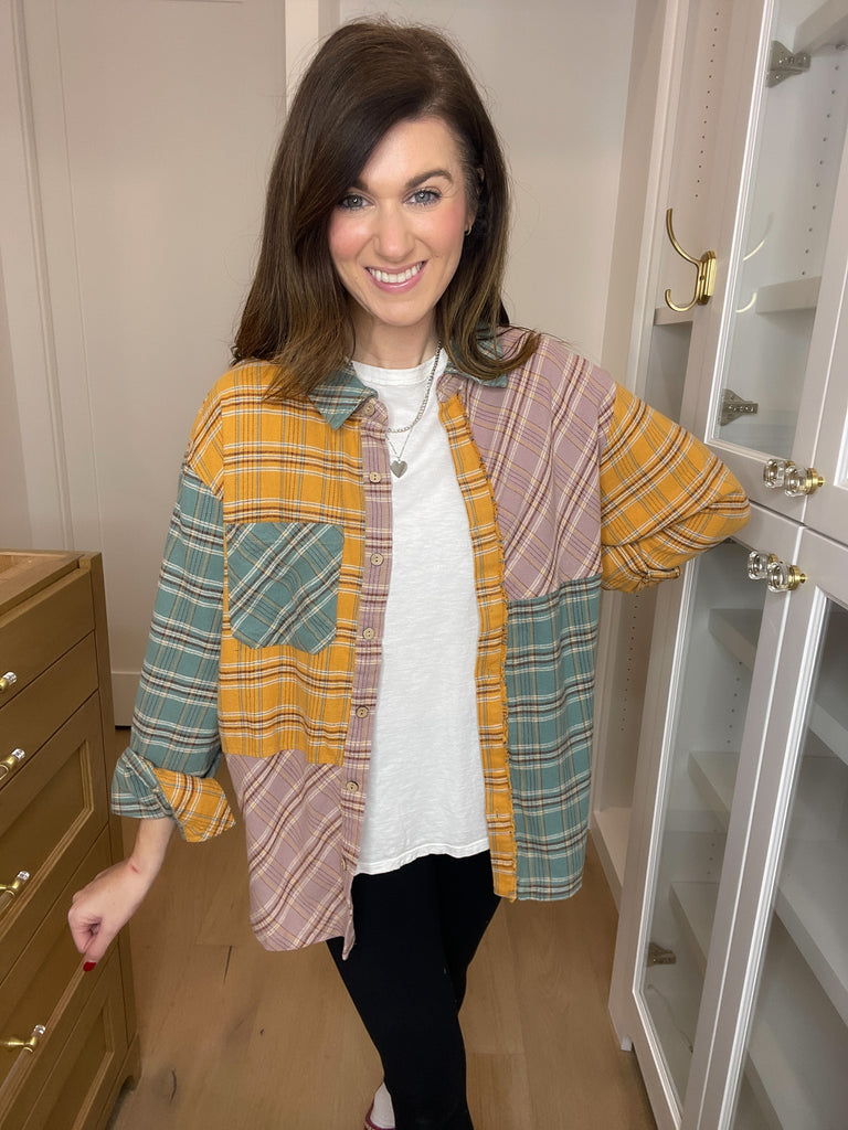 SALE! When in Doubt Plaid Button Down *Final Sale*