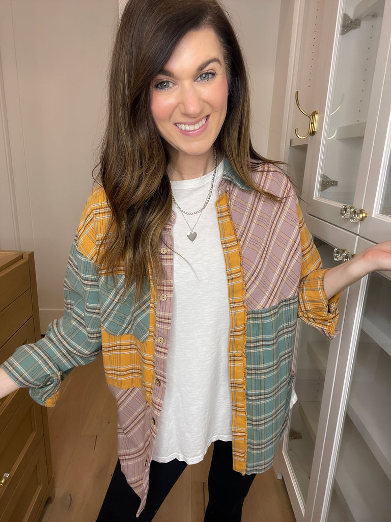 SALE! When in Doubt Plaid Button Down *Final Sale*