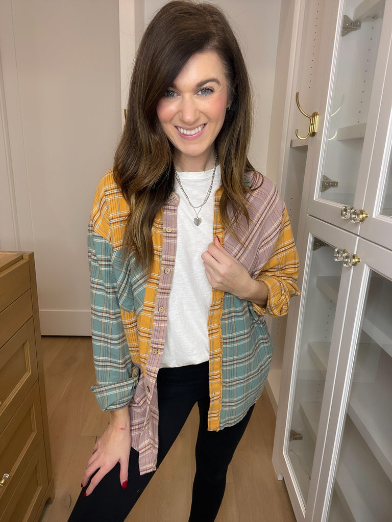 SALE! When in Doubt Plaid Button Down *Final Sale*
